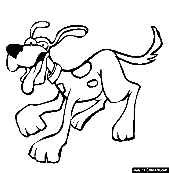 Year of the Dog Coloring Page